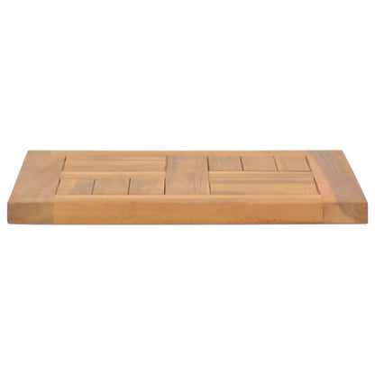 Tafelblad Vierkant 40X40X2,5 Cm Massief Teakhout 40 x 40 x 2.5 cm