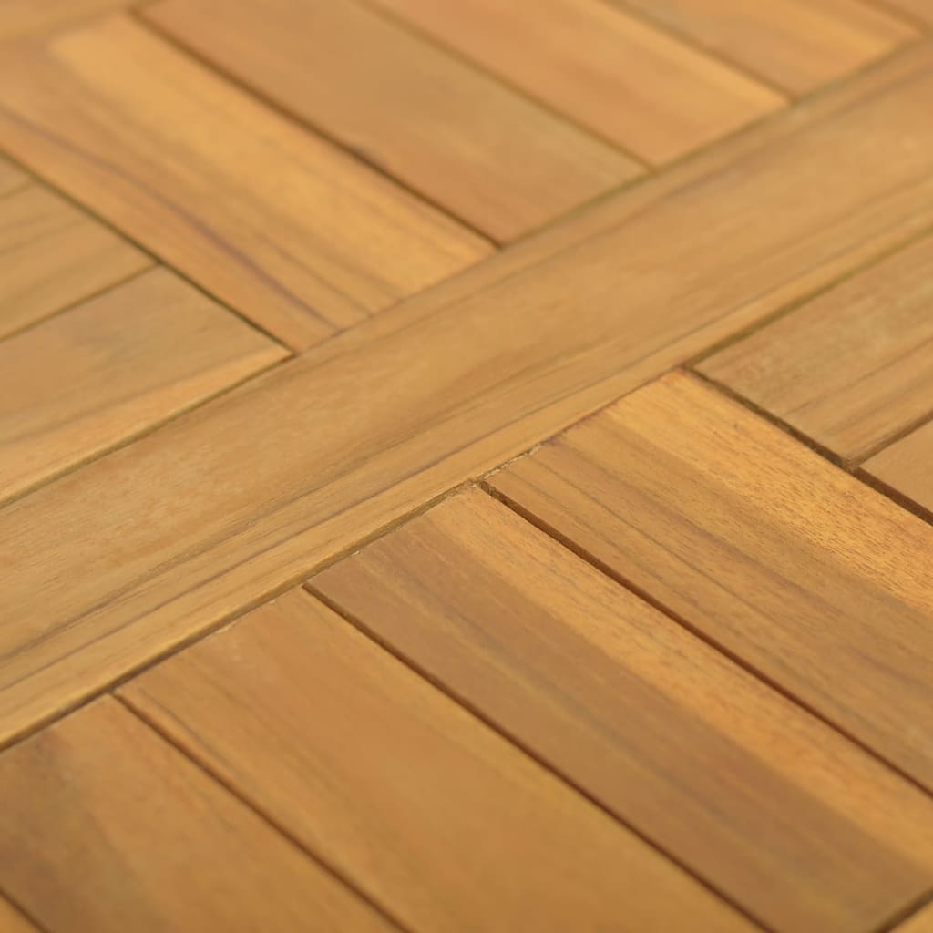 Tafelblad Vierkant 40X40X2,5 Cm Massief Teakhout 40 x 40 x 2.5 cm