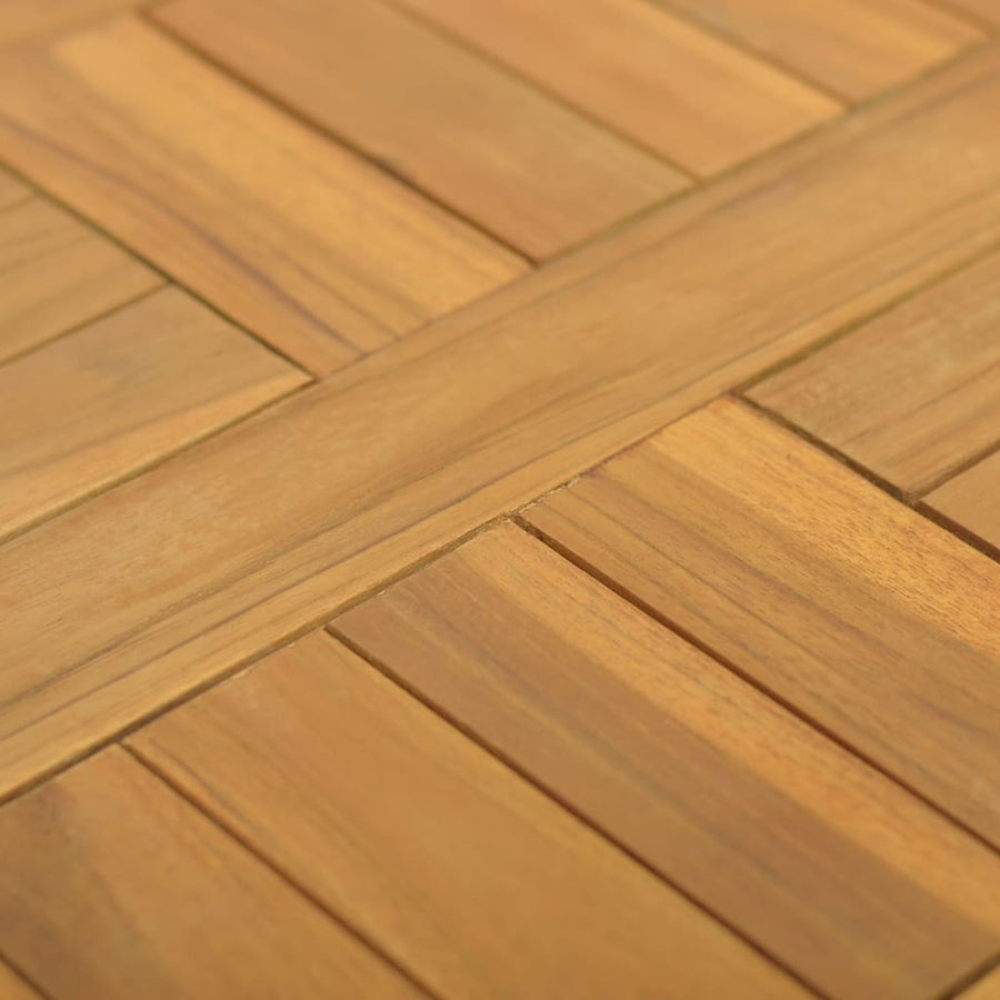 Tafelblad Vierkant 40X40X2,5 Cm Massief Teakhout 40 x 40 x 2.5 cm