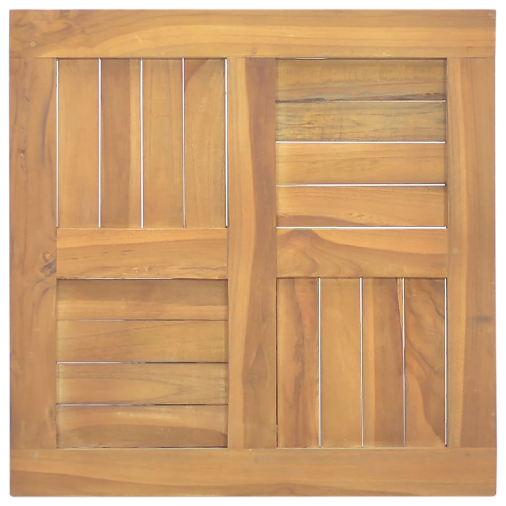 Tafelblad Vierkant 50X50X2,5 Cm Massief Teakhout 50 x 50 x 2.5 cm