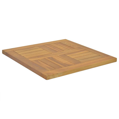 Tafelblad Vierkant 50X50X2,5 Cm Massief Teakhout 50 x 50 x 2.5 cm