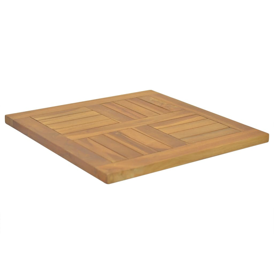 Tafelblad Vierkant 50X50X2,5 Cm Massief Teakhout 50 x 50 x 2.5 cm