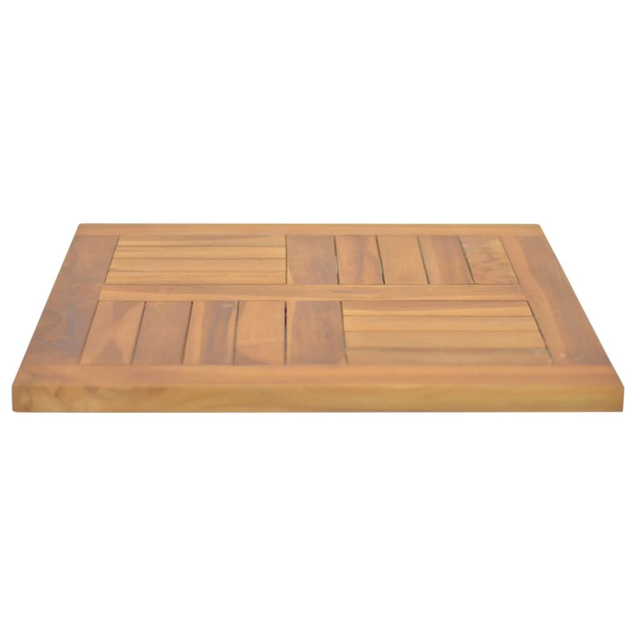 Tafelblad Vierkant 50X50X2,5 Cm Massief Teakhout 50 x 50 x 2.5 cm
