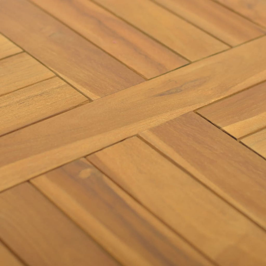 Tafelblad Vierkant 50X50X2,5 Cm Massief Teakhout 50 x 50 x 2.5 cm