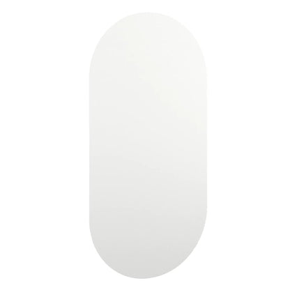 Spiegel 80x40 cm glas 80 x 40 cm zonder LED ovaal