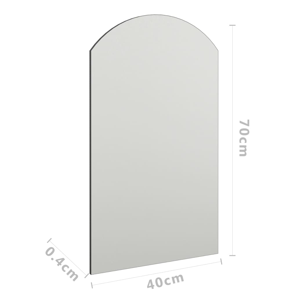 Spiegel 70x40 cm glas 70 x 40 cm zonder LED Boog
