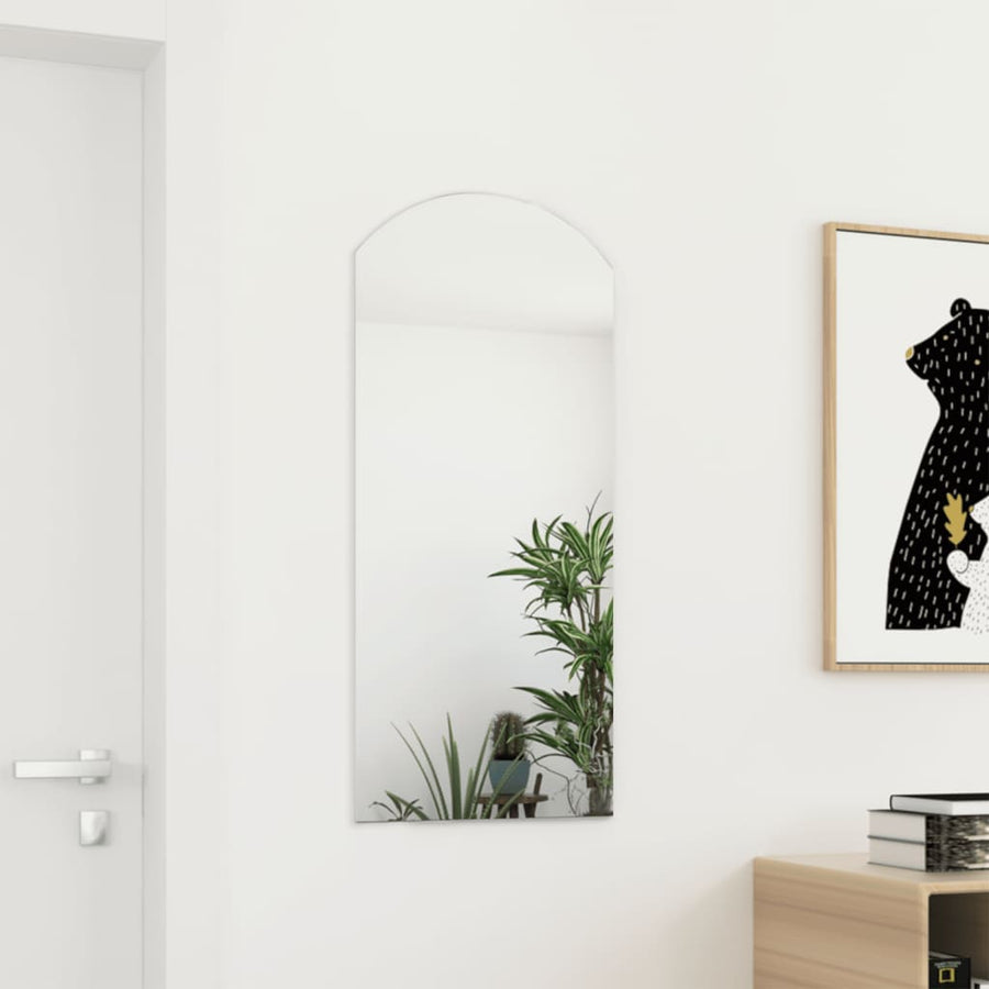 Spiegel 90x45 cm glas 90 x 45 cm zonder LED Boog