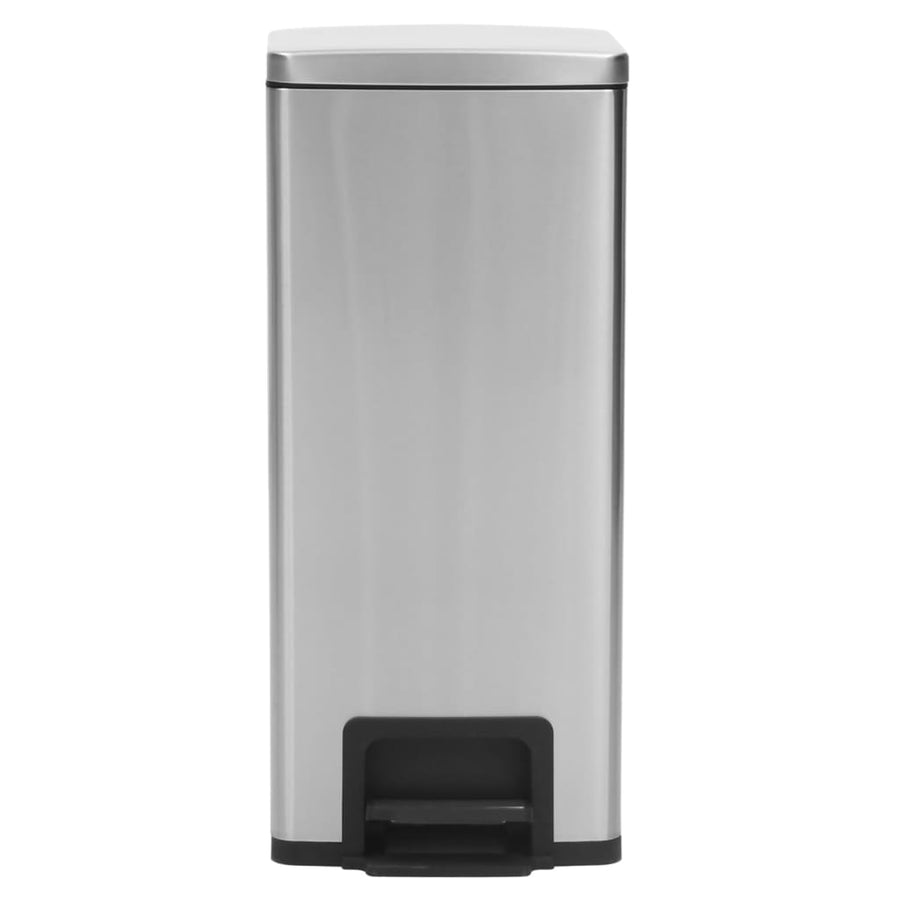 Pedaalemmer Met Anti-Vingerafdruk 30 L Rvs Kleurig Zilver
