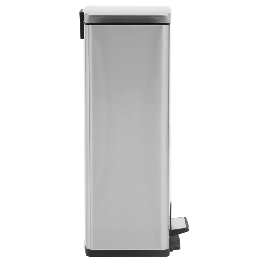 Pedaalemmer Met Anti-Vingerafdruk 30 L Rvs Kleurig Zilver