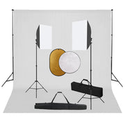 Fotostudioset softboxlampen achtergrond reflector 300x300 cm wit