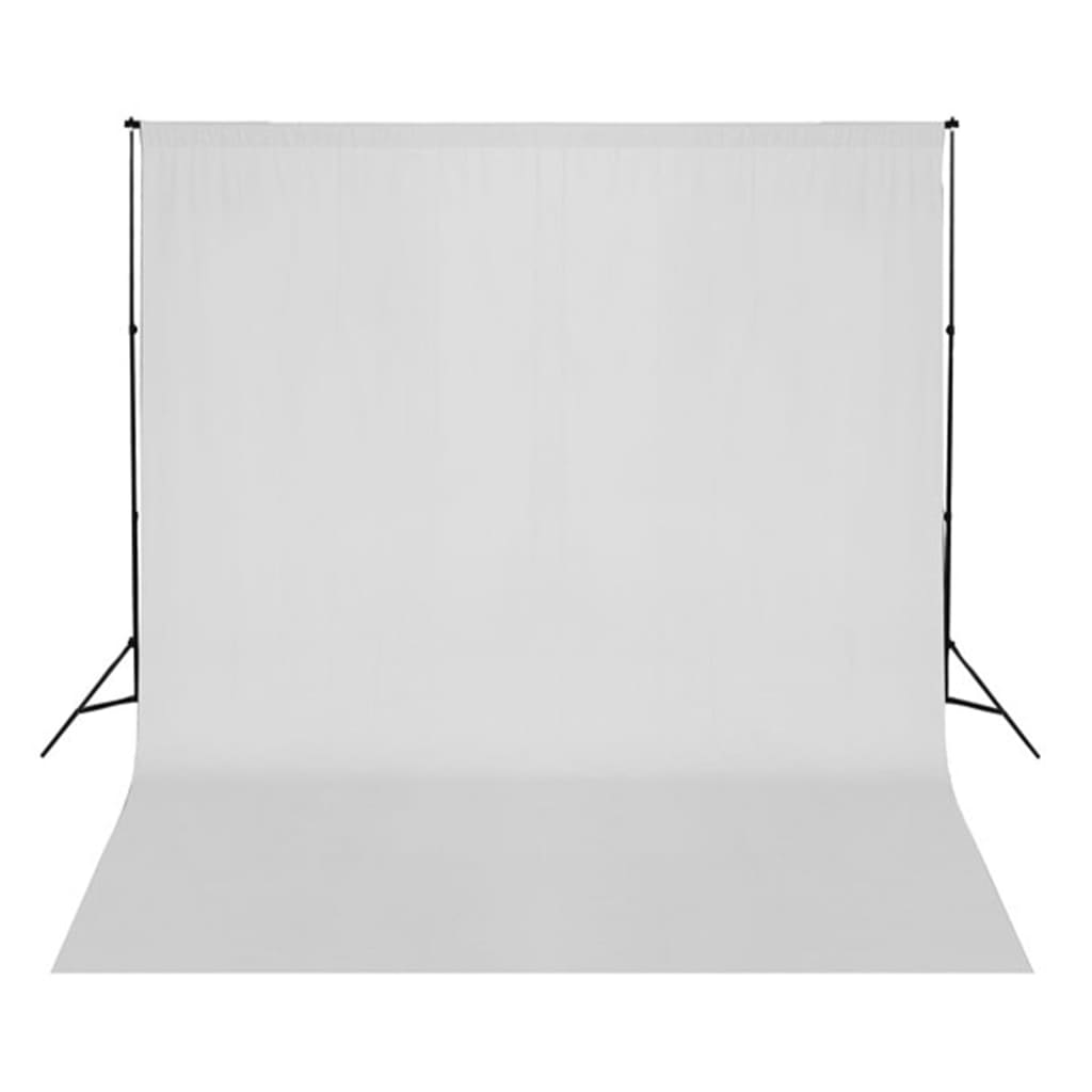 Fotostudioset Met Softboxlampen, Achtergrond En Reflector 300 x 300 cm Wit