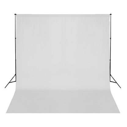 Fotostudioset Met Softboxlampen, Achtergrond En Reflector 300 x 300 cm Wit