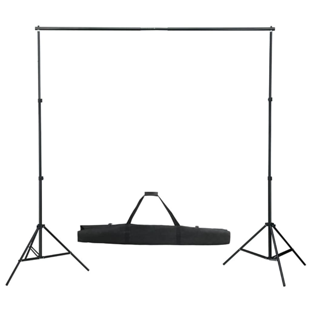 Fotostudioset Met Softboxlampen, Achtergrond En Reflector 600 x 300 cm Wit