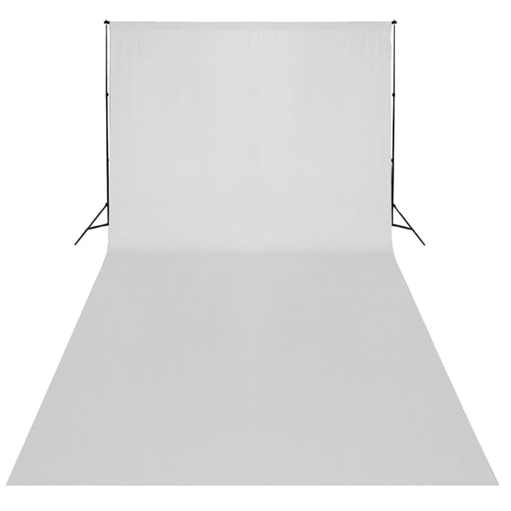 Fotostudioset Met Softboxlampen, Achtergrond En Reflector 600 x 300 cm Wit