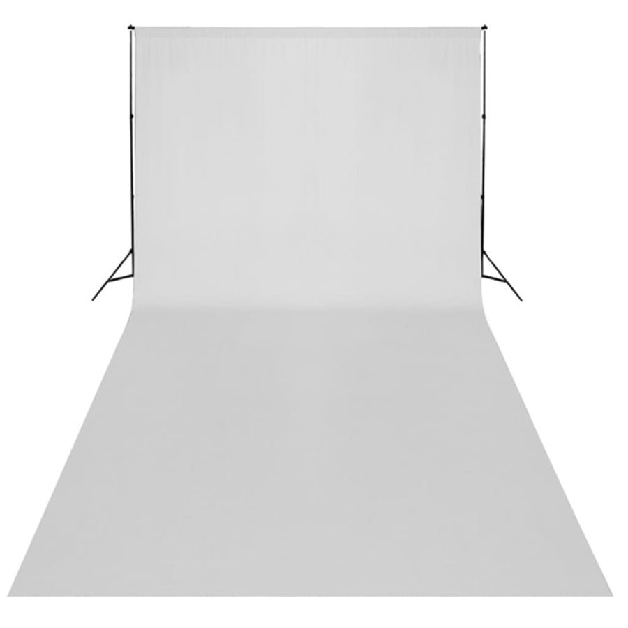 Fotostudioset Met Softboxlampen, Achtergrond En Reflector 600 x 300 cm Wit