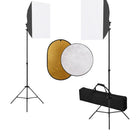 Fotostudioset softboxlampen 40x60 cm reflector