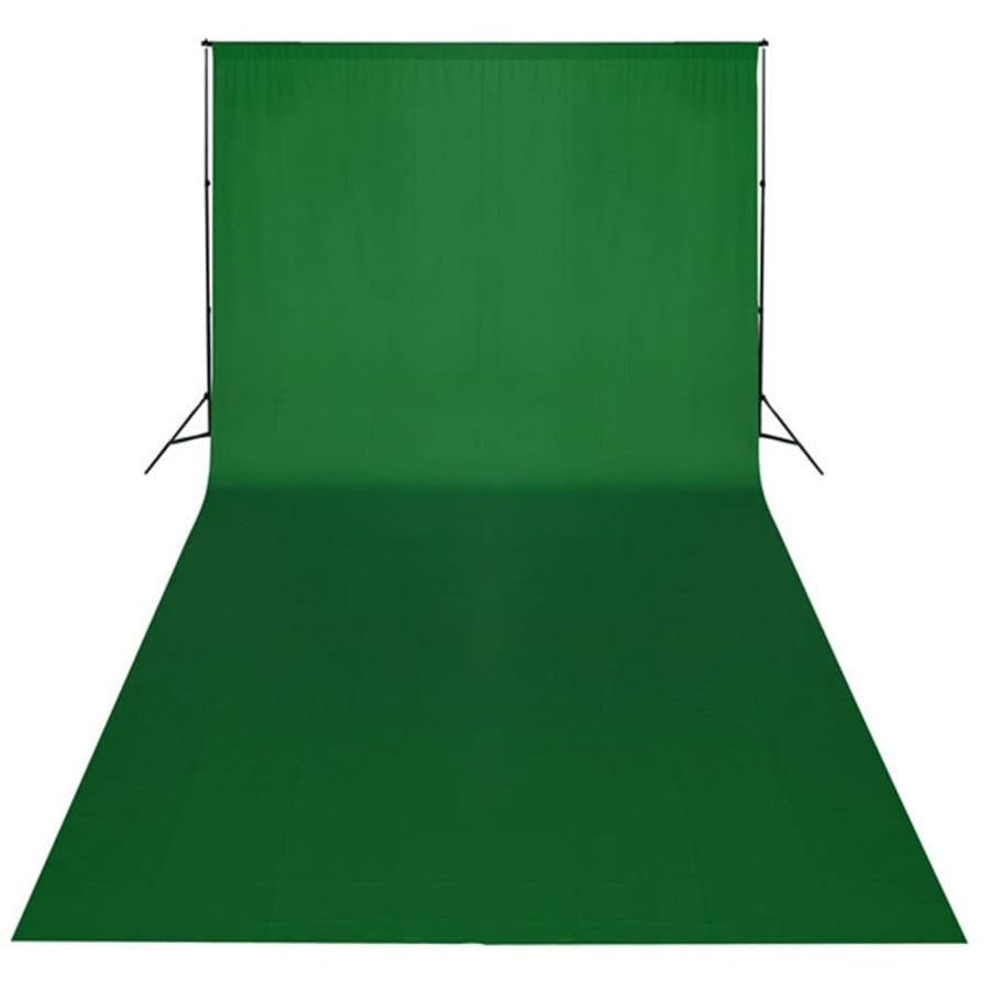 Fotostudioset met lampen, paraplu's, achtergrond en reflector