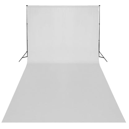 Fotostudioset Met Lampen, Paraplu's, Achtergrond En Reflector 600 x 300 cm Wit