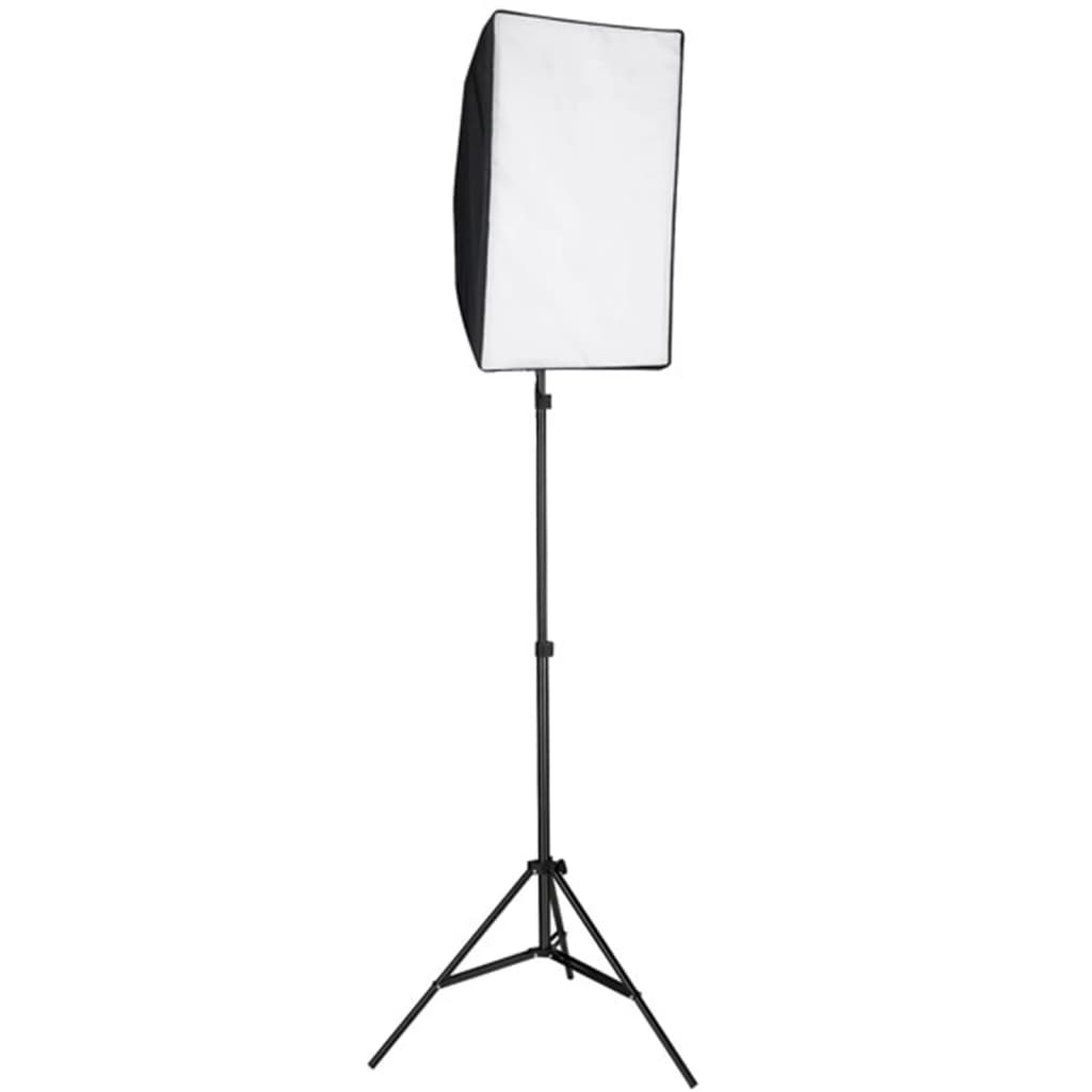 Fotostudioset Met Softboxlampen, Achtergrond En Reflector