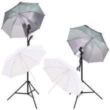 Fotostudioset Met Softboxlampen Paraplu's Achtergrond Reflector