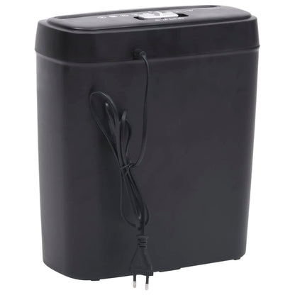 Papierversnipperaar 6 Pagina's Stripcut Zwart