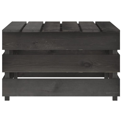 Tuintafels 2 St Pallet Geïmpregneerd Grenenhout Grijs Tafel (2 st)