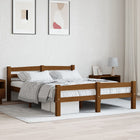 Bedframe massief grenenhout 140x200 cm honingbruin