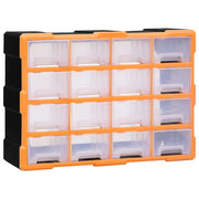 Organizer with 16 medium drawers 52x16x37 cm