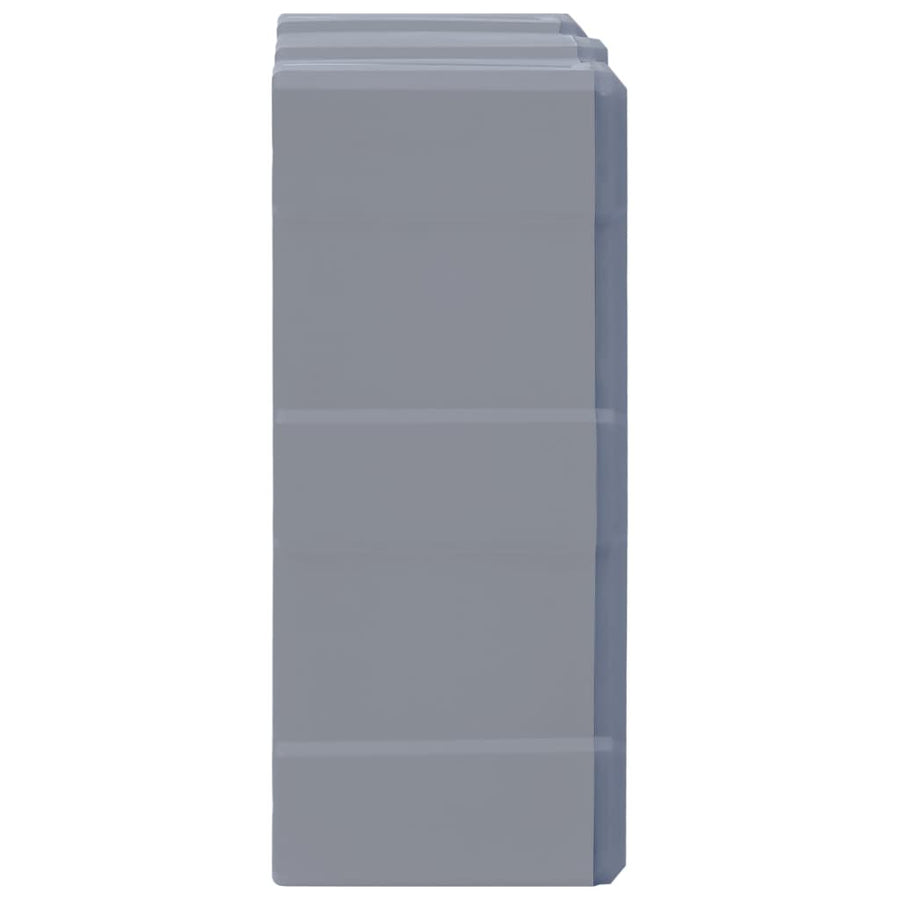 Organiser met 16 medium lades 52x16x37 cm 16 lades Grijs