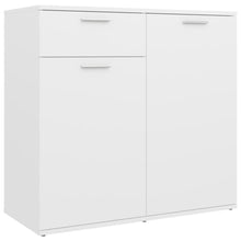 Dressoir Bewerkt Hout 80 x 36 x 75 cm Wit