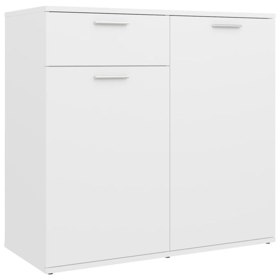 Dressoir Bewerkt Hout 80 x 36 x 75 cm Wit