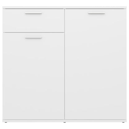 Dressoir Bewerkt Hout 80 x 36 x 75 cm Wit