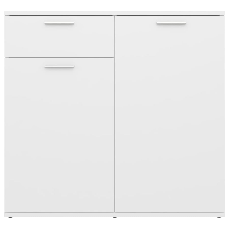 Dressoir Bewerkt Hout 80 x 36 x 75 cm Wit