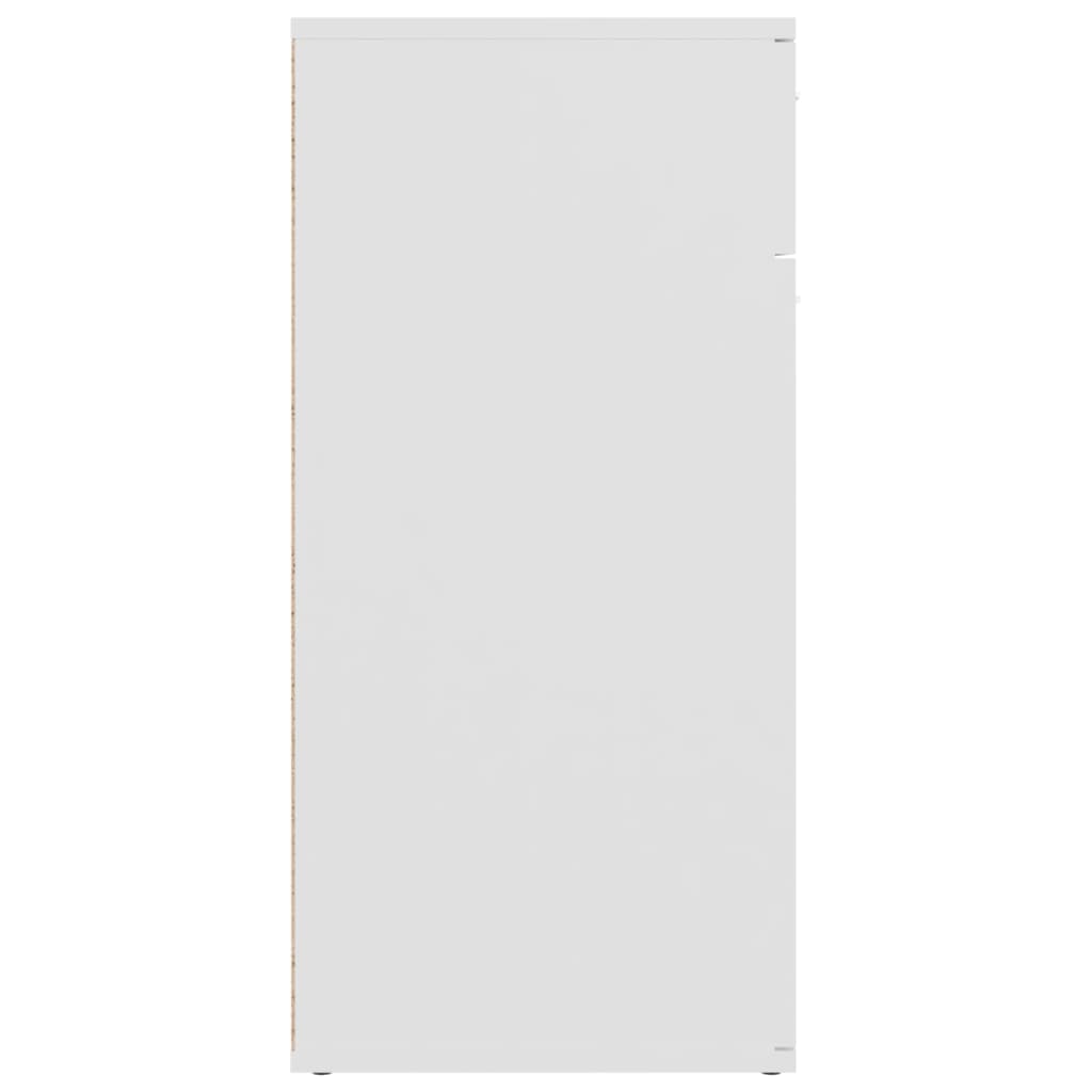 Dressoir Bewerkt Hout 80 x 36 x 75 cm Wit
