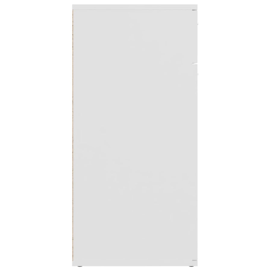 Dressoir Bewerkt Hout 80 x 36 x 75 cm Wit