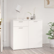 Dressoir 80x36x75 cm bewerkt hout wit