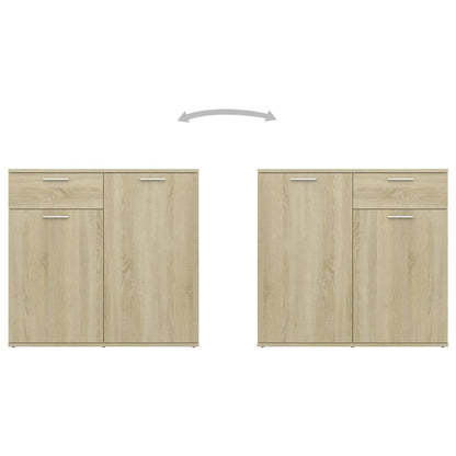 Dressoir Spaanplaat Kleurig 80 x 36 x 75 cm Sonoma eiken