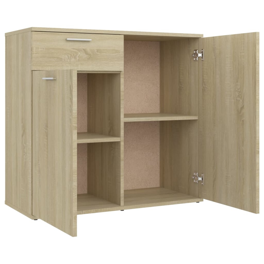Dressoir Spaanplaat Kleurig 80 x 36 x 75 cm Sonoma eiken