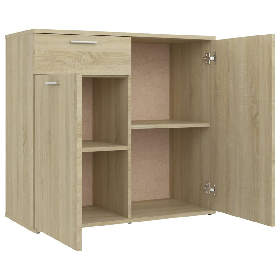 Dressoir Spaanplaat Kleurig 80 x 36 x 75 cm Sonoma eiken