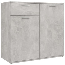 Dressoir Spaanplaat 80 x 36 x 75 cm Betongrijs