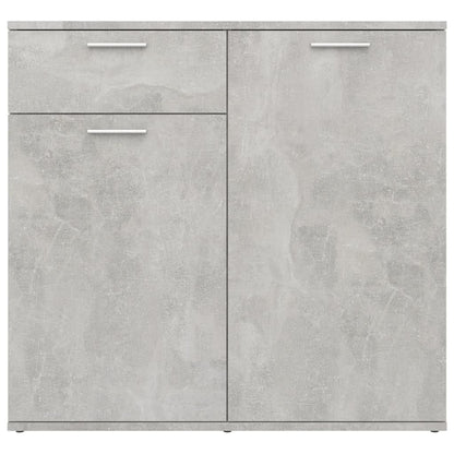 Dressoir Spaanplaat 80 x 36 x 75 cm Betongrijs