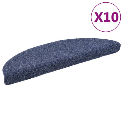 Trapmatten Zelfklevend Naaldvilt 10 56 x 17 x 3 cm Blauw