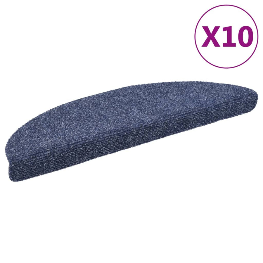 Trapmatten Zelfklevend Naaldvilt 10 56 x 17 x 3 cm Blauw