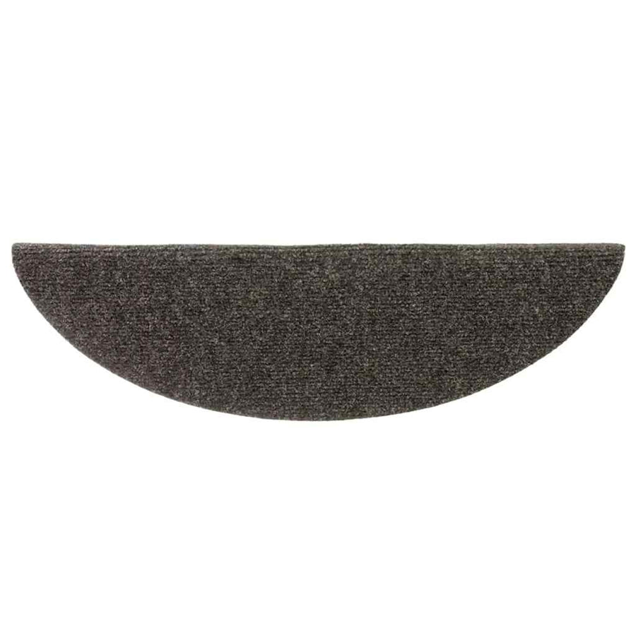 Trapmatten Zelfklevend 5 stuks 56x17x3 cm Antraciet Halfrond