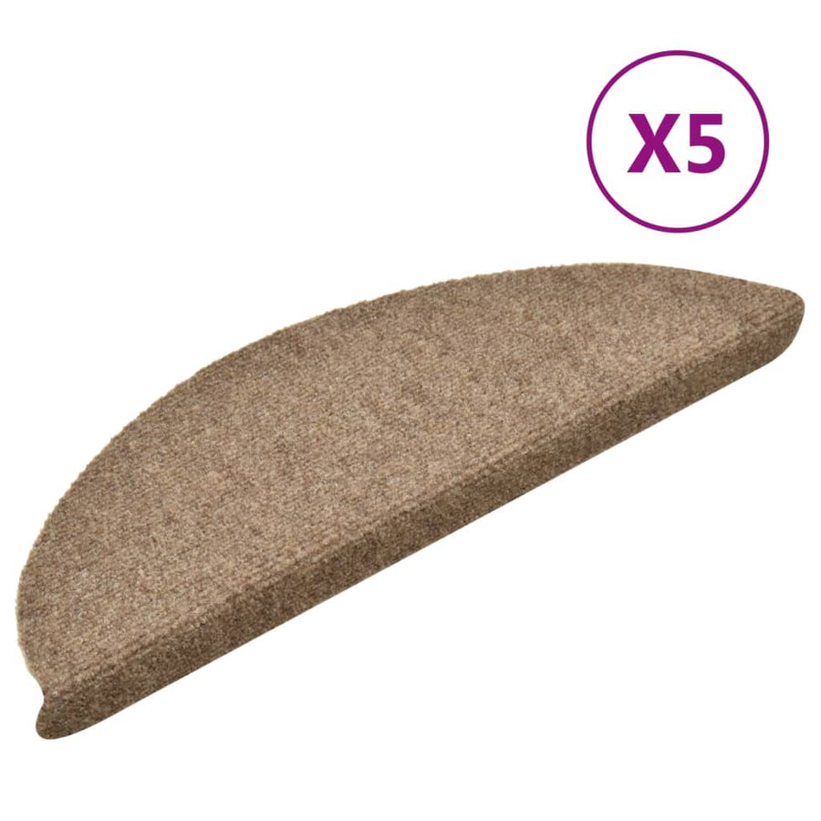 Trapmatten Zelfklevend Naaldvilt Kleurig 5 56 x 17 x 3 cm Crème