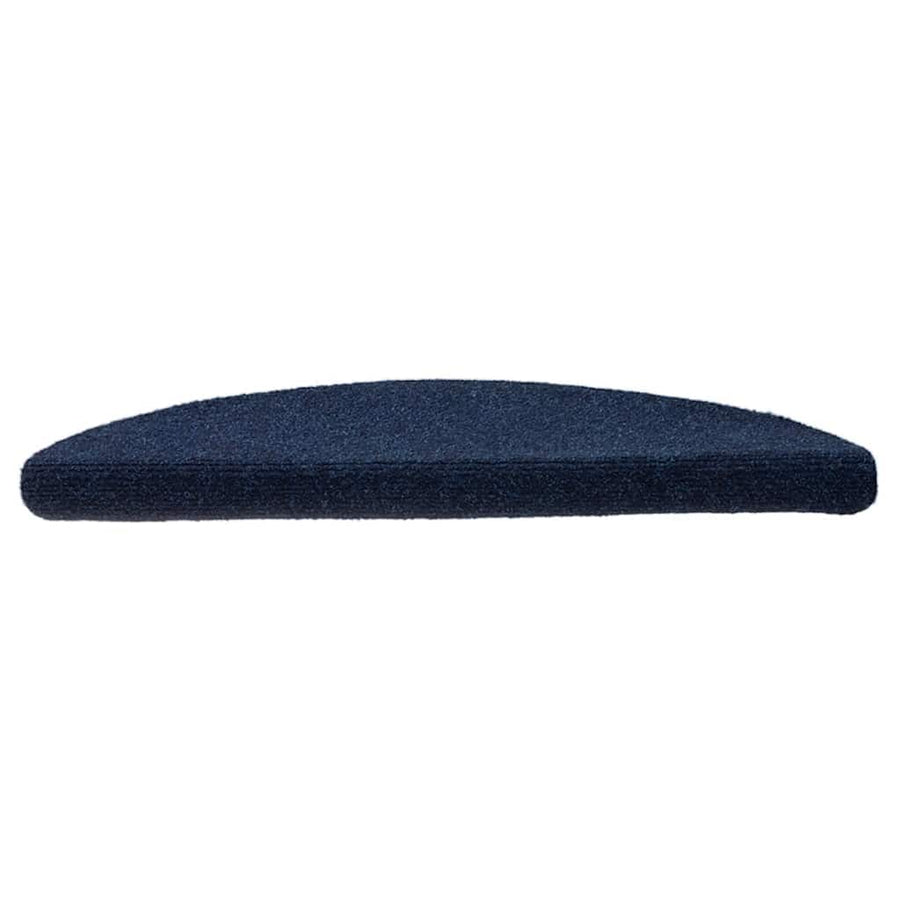 Trapmatten zelfklevend 10 stuks 56x17x3 cm marineblauw halfrond