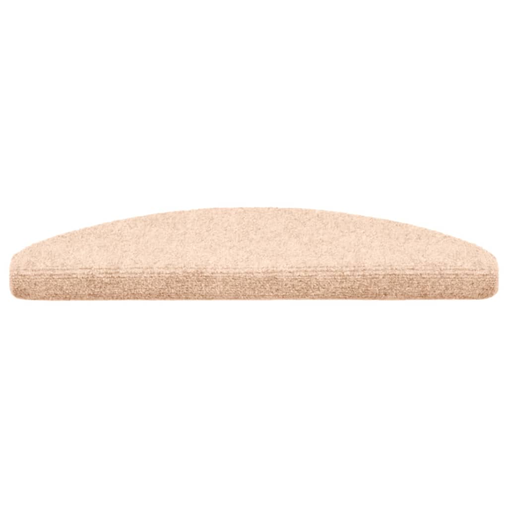 Trapmatten Zelfklevend Naaldvilt Bruin 10 65 x 21 x 4 cm Beige