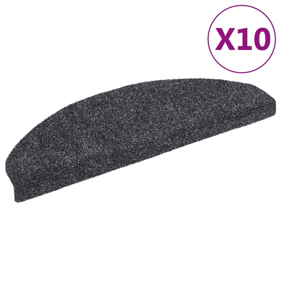 Trapmatten Zelfklevend Naaldvilt 10 65 x 21 x 4 cm Donkergrijs
