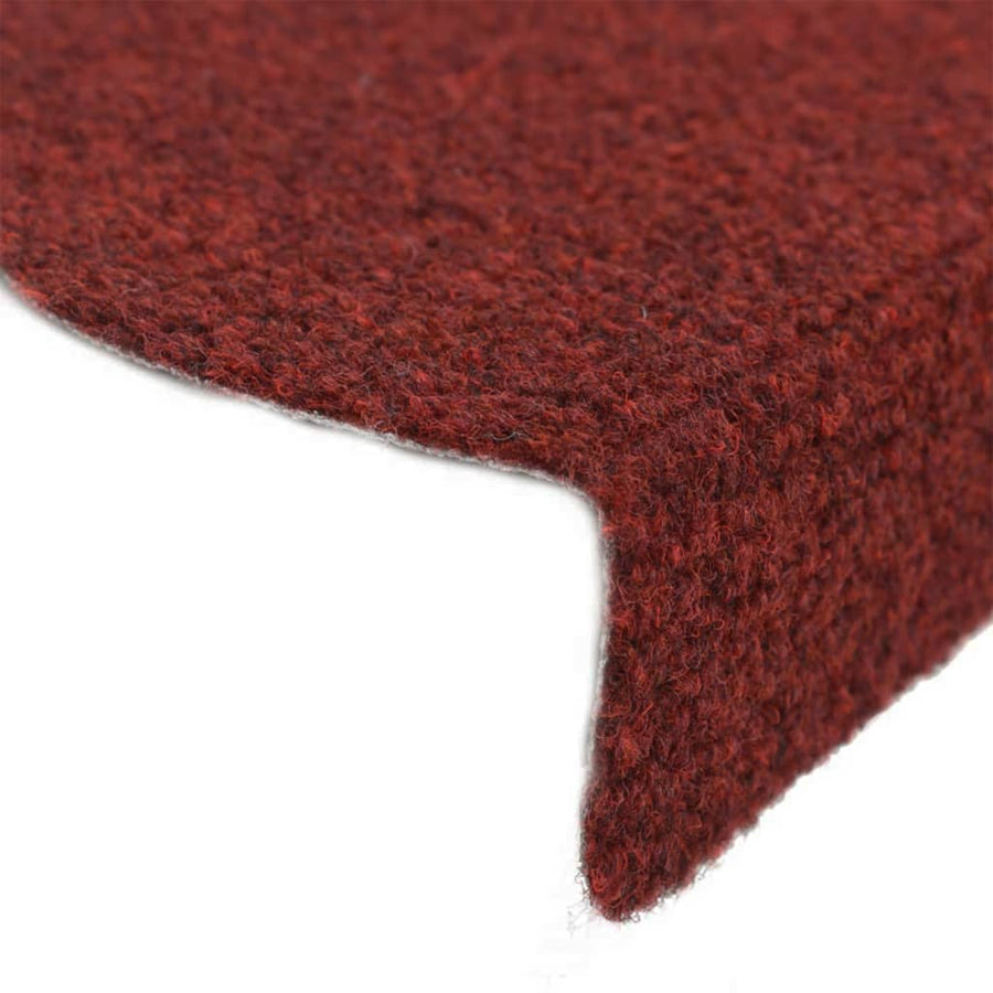 Trapmatten Zelfklevend Naaldvilt 10 65 x 21 x 4 cm Rood
