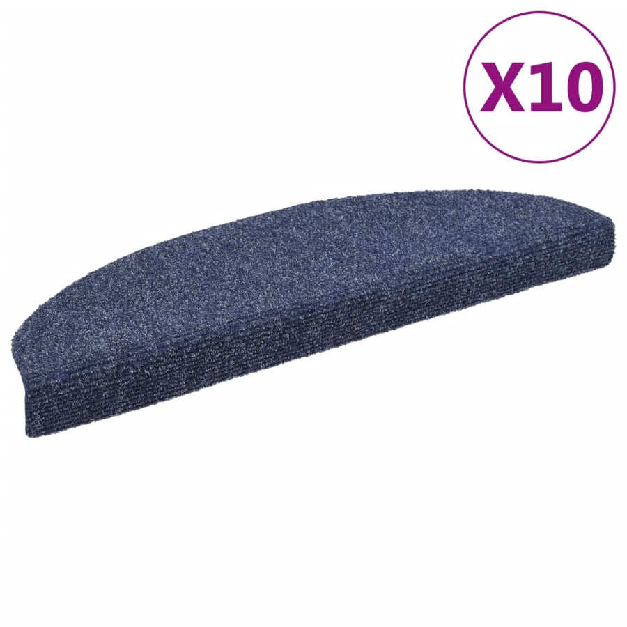 Trapmatten Zelfklevend Naaldvilt 10 65 x 21 x 4 cm Blauw